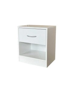 Dormitorio Easy Mobel | Mesita De Noche Pep 1 Cajon Blanco