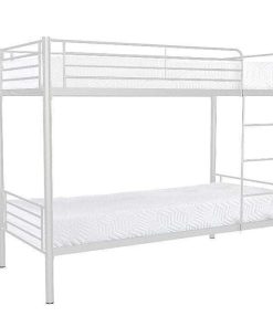 Dormitorio Easy Mobel | Oferta: Litera Metalica Doble Cama 90Cm + 2 Colchones