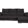 Sof S Easy Mobel | Sofa Cama Chaise Longue 275Cm. Reclinable, Con Arcon +2 Pufs