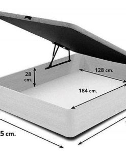 Dormitorio Easy Mobel | Cama Canape Abatible + Colchon (90, 105, 135, 150Cm X 190Cm)