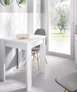 Mesas Y Sillas Easy Mobel Mesas De Comedor, Comedor O Cocina | Mesa Extensible De Comedor O Cocina Bok 67 A 134Cm. Blanco