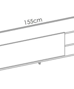 Sal N Y Comedor Easy Mobel | Mueble Bajo Tv Ness Cg 1 Puerta Cambria Y Grafito