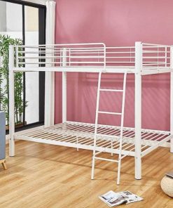 Dormitorio Easy Mobel | Litera De Matrimonio Doble Metalica 135Cm