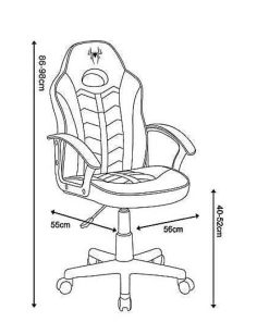 Mesas Y Sillas Easy Mobel Sillas Gaming Ergon Micas | Silla Gaming De Escritorio Y Giratoria Spider . Regulable En Altura Rojo