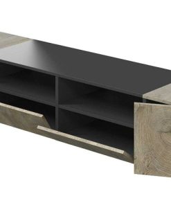 Sal N Y Comedor Easy Mobel | Mueble Tv 4 Puertas Tamiko Roble Y Negro