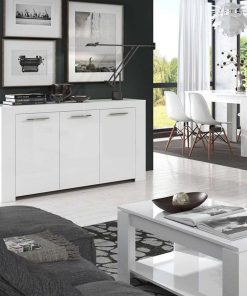 Sal N Y Comedor Easy Mobel | Aparador 3 Puertas Ambit Buffet. Muebles Salon O Comedor Blanco