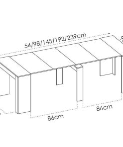 Mesas Y Sillas Easy Mobel Mesas De Comedor, Comedor O Cocina | Mesa Extensible Kiona. Comedor O Cocina