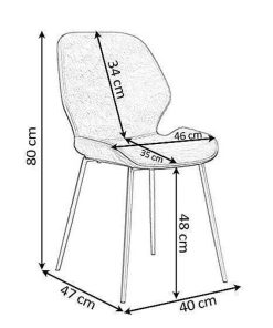 Mesas Y Sillas Easy Mobel Mesas De Comedor, Comedor O Cocina | Silla De Comedor Luna