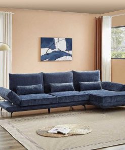 Sof S Easy Mobel | Sofa Chaise Longue Executive Luxury 330Cm Azul