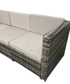 Muebles De Jard N Easy Mobel | Sofa Chaise Longue De Ratan Pe + Mesa. Muebles De Jardin Y Terraza