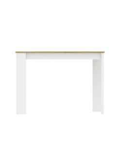 Mesas Y Sillas Easy Mobel Mesas De Comedor, Comedor O Cocina | Mesa Fija De Comedor O Cocina Aspen 110X67Cm Blanco Y Roble