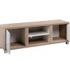 Sal N Y Comedor Easy Mobel | Mueble Tv Dela Cabinet 2 Puertas Blanco Y Cambria