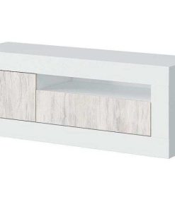 Sal N Y Comedor Easy Mobel | Mueble Tv Baltik 2 Puertas Blanco