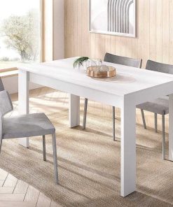 Mesas Y Sillas Easy Mobel Mesas De Comedor, Comedor O Cocina | Mesa Fija De Comedor O Cocina Sami 138X81Cm. Blanco