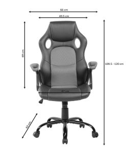 Mesas Y Sillas Easy Mobel Sillas Gaming Ergon Micas | Silla Gaming Ergonomica Y Giratoria Atreus . Regulable En Altura Gris