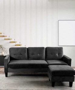 Sof S Easy Mobel | Sofa + Puff Vika Convertible En Chaise Longue