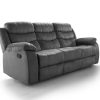 Sof S Easy Mobel | Sofa Reclinable Manual Houston 3 Plazas Gris