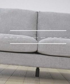 Sof S Easy Mobel | Sofa 2 Plazas Moretti 140Cm Gris