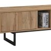 Sal N Y Comedor Easy Mobel | Mueble Tv Industrial 2 Puertas Y 1 Cajon Roble