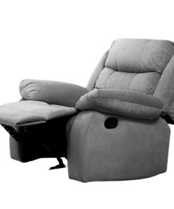 Sof S Easy Mobel | Sillon Reclinable Manual Houston 1 Plaza Gris