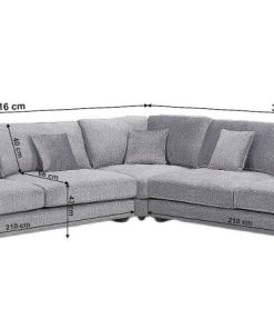 Sof S Easy Mobel | Sofa Esquinero Rinconero Shanghai 316Cm