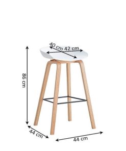 Mesas Y Sillas Easy Mobel Sillas De Sal N, Comedor O Cocina | Taburete Alto Nordico Ebro