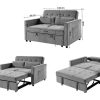 Sof S Easy Mobel | Sofa Cama De Matrimonio Japon 132Cm Gris En Terciopelo