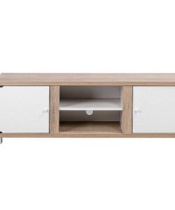 Sal N Y Comedor Easy Mobel | Mueble Tv Dela Cabinet 2 Puertas Blanco Y Cambria