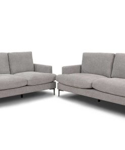 Sof S Easy Mobel | Conjunto De Sofas 3+2 Plazas Moretti Gris