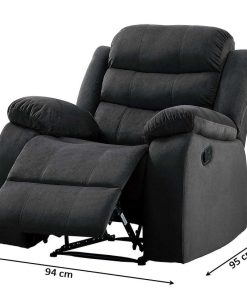 Sof S Easy Mobel | Sofa Reclinable Manual Kmx 1 Plaza. Sillon De Descanso Marron