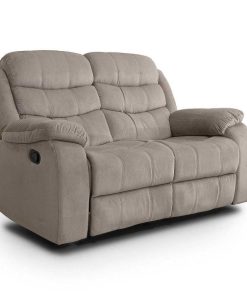 Sof S Easy Mobel | Sofa Reclinable Manual Houston 2 Plazas Marron