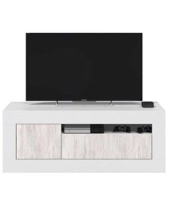 Sal N Y Comedor Easy Mobel | Mueble Tv Baltik 2 Puertas Blanco