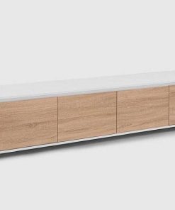 Sal N Y Comedor Easy Mobel | Conjunto Mueble De Salon Alma Blanco Y Cambria