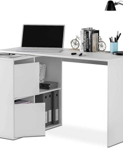 Sal N Y Comedor Easy Mobel | Mesa De Escritorio Multiposicion Adapta Blanco