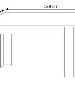 Packs Easy Mobel | Pack Mesa De Comedor Fija + 4 Sillas + Aparador Joana 3 Puertas