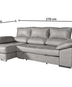 Sof S Easy Mobel | Sofa Cama Chaise Longue Daniel 270Cm