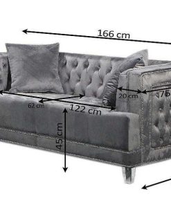 Sof S Easy Mobel | Sofa 2 Plazas Inok. Estilo Chester