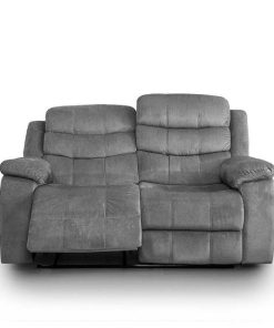 Sof S Easy Mobel | Sofa Reclinable Manual Houston 2 Plazas Gris