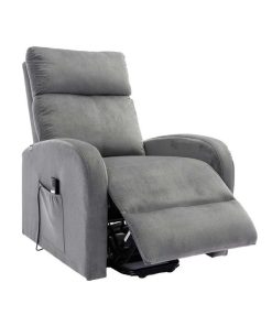 Sof S Easy Mobel | Sillon Reclinable Manual Irene 1 Plaza Gris