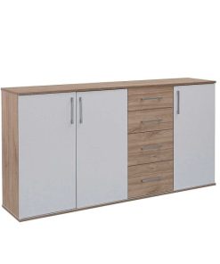 Sal N Y Comedor Easy Mobel | Comoda Aparador Joana 3 Puertas Y 4 Cajones