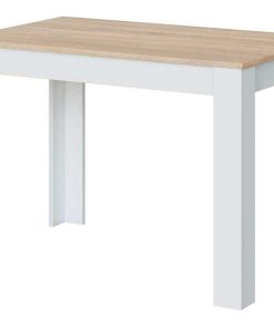 Mesas Y Sillas Easy Mobel Mesas De Comedor, Comedor O Cocina | Mesa Auxiliar Cloe 109Cm. Comedor O Cocina Blanco Y Cambria