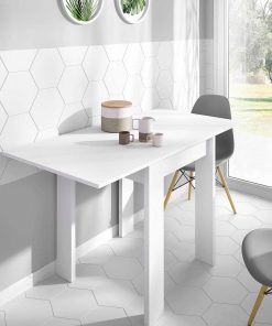 Mesas Y Sillas Easy Mobel Mesas De Comedor, Comedor O Cocina | Mesa Extensible De Comedor O Cocina Bok 67 A 134Cm. Blanco