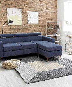 Sof S Easy Mobel | Sofa Chaise Longue Reversible Fido 196Cm Azul