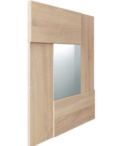 Sal N Y Comedor Easy Mobel | Mueble Recibidor Consola Oxys + Espejo Y Cajon Roble Y Wengue