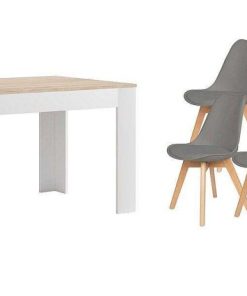 Mesas Y Sillas Easy Mobel | Pack Mesa Extensible De Comedor O Cocina + 6 Sillas Nordic