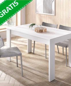 Mesas Y Sillas Easy Mobel Mesas De Comedor, Comedor O Cocina | Mesa Fija De Comedor O Cocina Sami 138X81Cm. Blanco