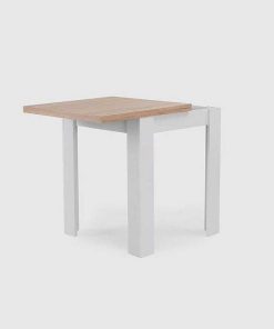 Mesas Y Sillas Easy Mobel Mesas De Comedor, Comedor O Cocina | Mesa Auxiliar Extensible Feroe 134Cm. Comedor O Cocina Blanco Y Cambria