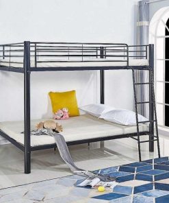 Dormitorio Easy Mobel | Litera De Matrimonio Doble Metalica 135Cm