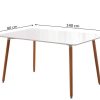 Mesas Y Sillas Easy Mobel Mesas De Comedor, Comedor O Cocina | Mesa Nordica Viken De Comedor O Cocina 140Cm Blanco