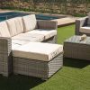 Muebles De Jard N Easy Mobel | Sofa Chaise Longue + Sillon + Mesa. Muebles De Jardin Y Terraza De Ratan Pe Gris